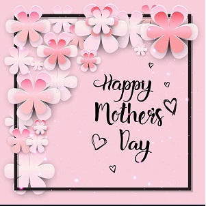 Beautiful Happy Mothers Day Greeting Card Design